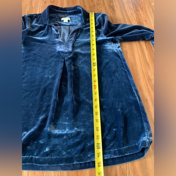 Sundance Silk Blend Velvet Nuance Top Blouse Shirt Long Sleeve XS - Picture 5 of 8